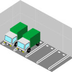 緑ナンバー、一般貨物自動車運送事業の車庫イメージ