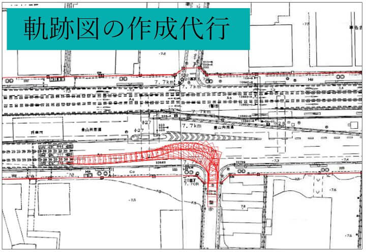 軌跡図作成代行 特殊車両通行許可申請